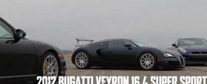: Nissan GT-R, Bugatti Veyron, Porsche 911 Turbo S    